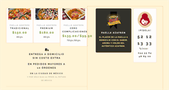 Desktop Screenshot of paellaazafran.com